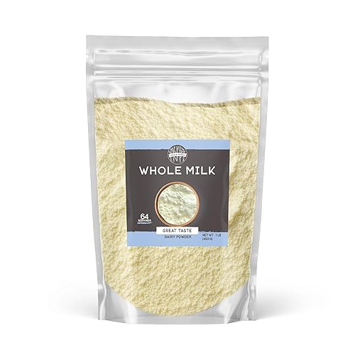 Birch & Meadow 1 lb of Whole Milk Powder, Light Sweet Taste (16 Ounce)