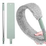 Sakerplus Retractable Gap Dust Cleaner, Artifact,Extendable Duster Cleaning Tool for Hard-to-Reach Areas, Reusable Washable Dusting Wand