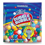 Dubble Bubble Gumball Machine Refill - More than 3 Pounds of Bulk Bubblegum Balls - .5 Inch Assorted Gumballs for Small Mini Candy Dispenser - 53