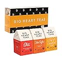 Big Heart Tea Co. Spicy Tea Bags Gift Set - Certified Organic, Ayurvedic Herbal Tea - Small Batch Ground Herbs, Spices in Zero Plastic Sachets