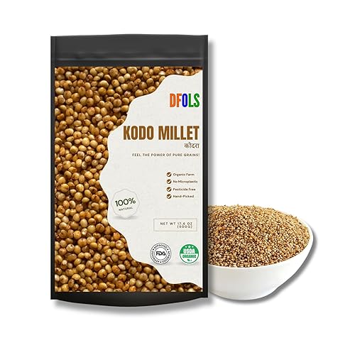 DFOLS Kodo Millet Whole Grain Mild Earthy Flavor for Cooking 0.55lb 8.82oz (250g) Premium Quality ??????