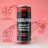 Kassumay Original Sparkling Hibiscus Drink - Premium Plant-Based Wellness Beverage | Immunity Boosting | Antioxidant-Rich | Low Sugar | No Added