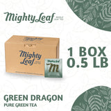 Mighty Leaf Organic Green Dragon Tea - 100 Count Whole Leaf Green Tea Bags - Smooth & Earthy Flavor - Premium Silk Pouches for Wellness and Natural