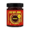 FLYBYJING Original Sichuan Chili Crisp: Premium Chili Oil w/Crunchy Garlic and Shallots - Spicy, Savory, Vegan, Sugar Free Hot Sauce - Good on