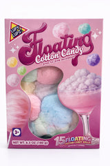 Lupy Lups! Magic Floating Cotton Candy -It Floats! 6.3 oz 15 Balls-Assorted Flavors- Pastel Candy for Stocking, Treats, Party Favors, Buffet table