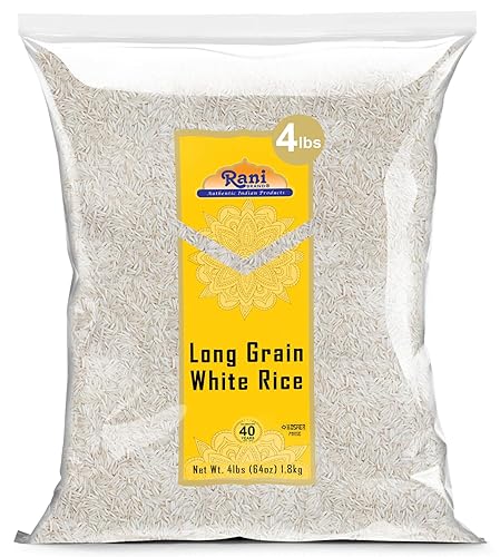 Rani Long Grain White Rice 64oz (4lbs) 1.81kg Bulk ~ All Natural | Gluten Friendly | Vegan | Non-GMO | Kosher | Product of USA