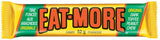 EAT-MORE Dark Chocolate, Toffee Peanut Chew, (6ct) 52g/1.8 oz, {Imported from Canada}