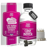 Palm and Plenty Cake Batter Extract - Flavoring for Candy, Baking, and Drinks - Food-Grade Oil for Baked Goods, Desserts, Frostings, and Fillings