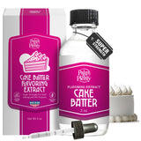 Palm and Plenty Cake Batter Extract - Flavoring for Candy, Baking, and Drinks - Food-Grade Oil for Baked Goods, Desserts, Frostings, and Fillings