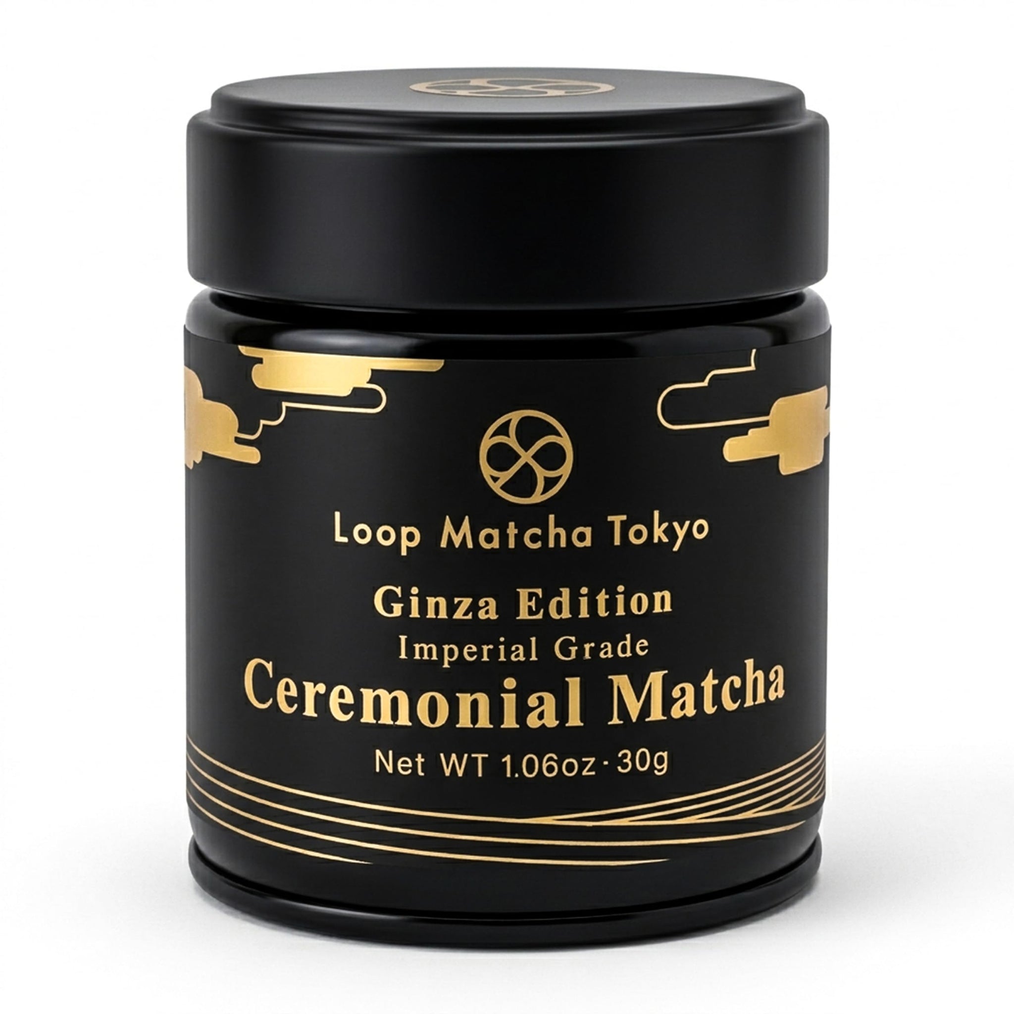 Loop Matcha Tokyo Ginza Edition - Pure Japanese Ceremonial Matcha Powder 30g - Stone Ground 5-Cultivar - Blend - Shade Grown - Emerald Green