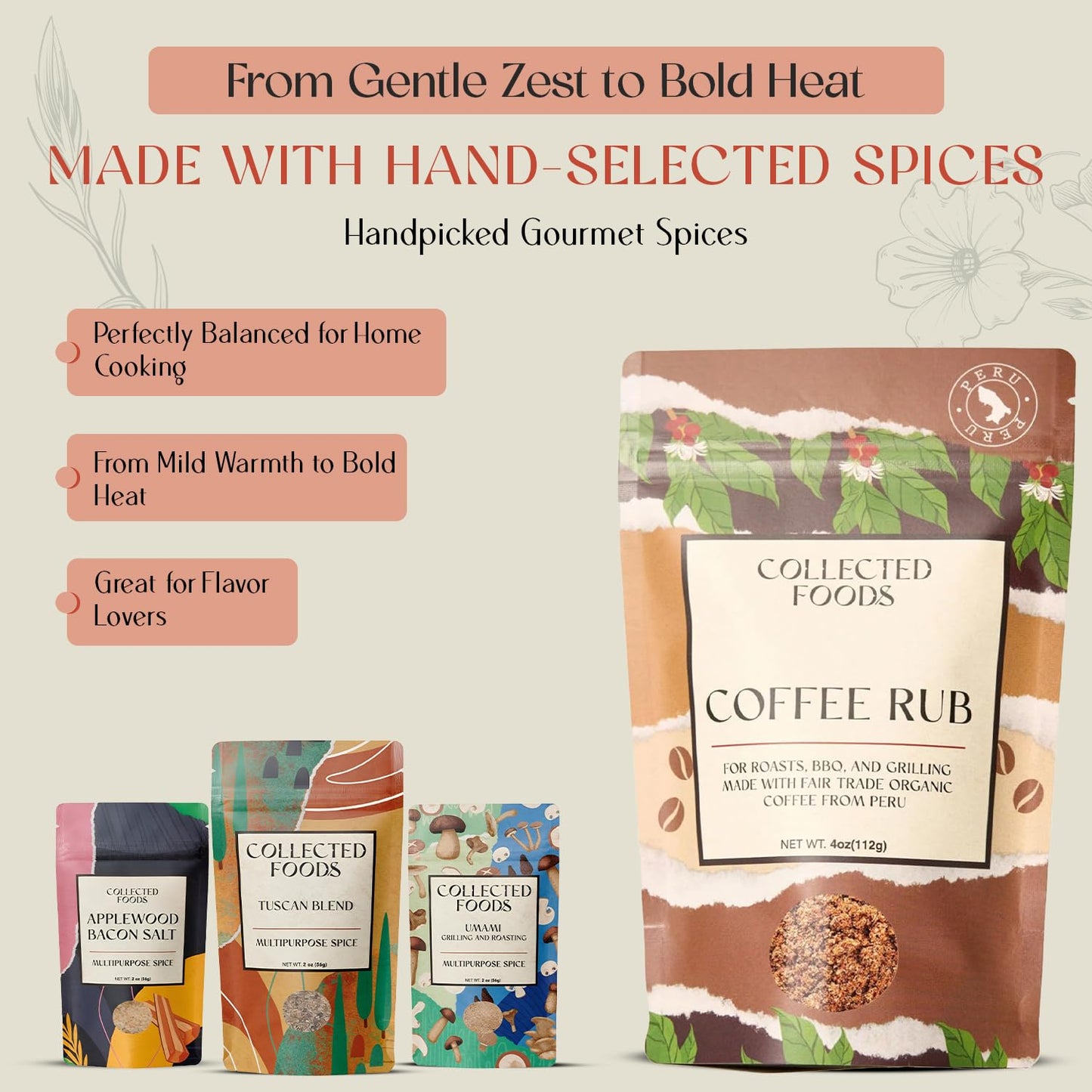 BBQ Rub Gift Set - 5 Premium Grilling Spices in Gift Box - Unique Barbecue Seasoning Gift for Men & Women - Gourmet Spice Set of 5: Bacon Salt