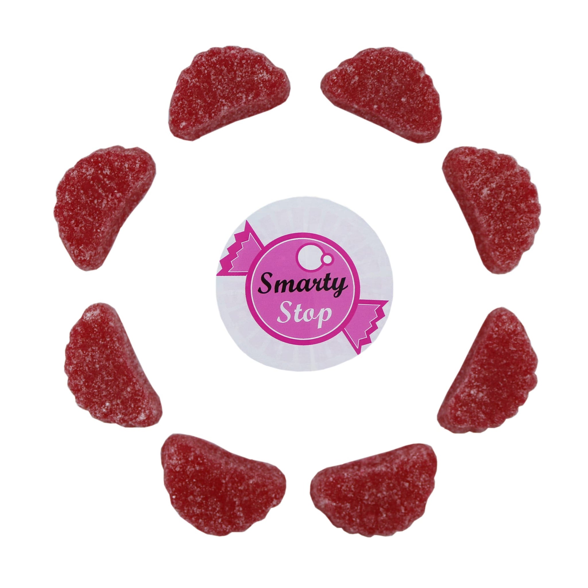 Smarty Stop Red Cherry Slice Wedges Candy (2 Pound (Pack of 1))