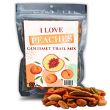 I Love Peaches Gourmet Trail Mix - Naughty Gifts for Dirty Boys and Girls - Funny Peach Gifts for Peach Lovers - Crunchy Spicy Food Gift White