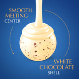 Lindt LINDOR Cookies & Creme White Chocolate Candy Truffles, 25.4 oz, 60 Ct