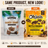 Kettle Crunch Cashew Snack Dark Chocolate Drizzle - Coconut Cashew Bites, Crunchy Brown Sugar Butter Snack, Gluten Free, No High Fructose Corn Syrup