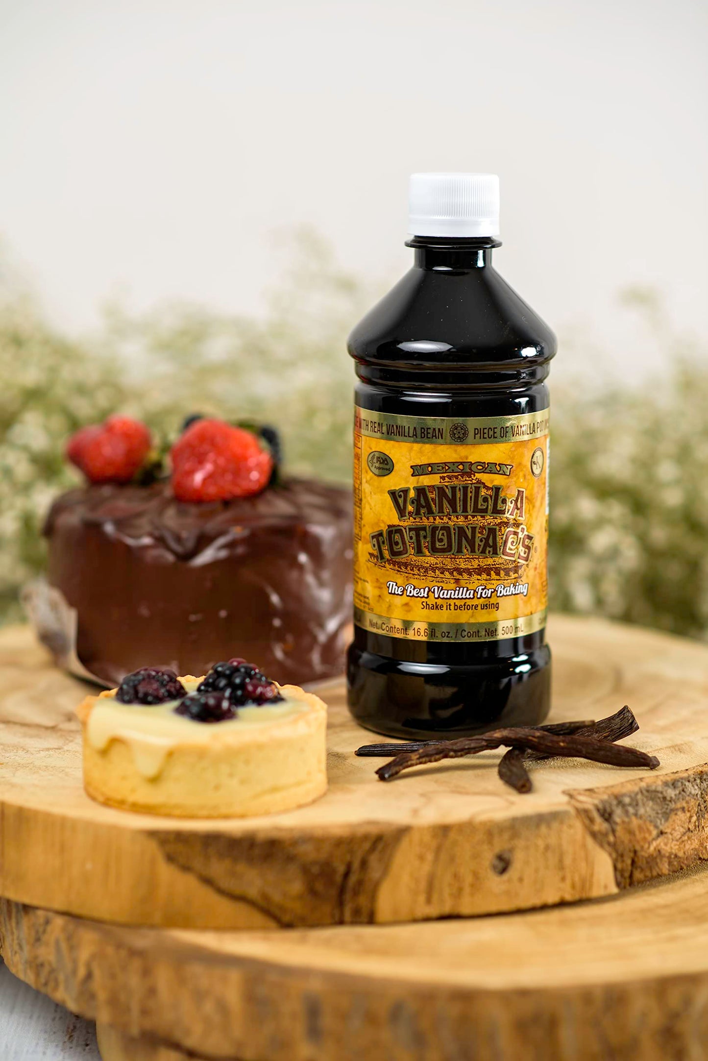 Mexican Vanilla Totonac’s - 16.6 Oz (500 mL) Bottle - Pure Vanilla Extract