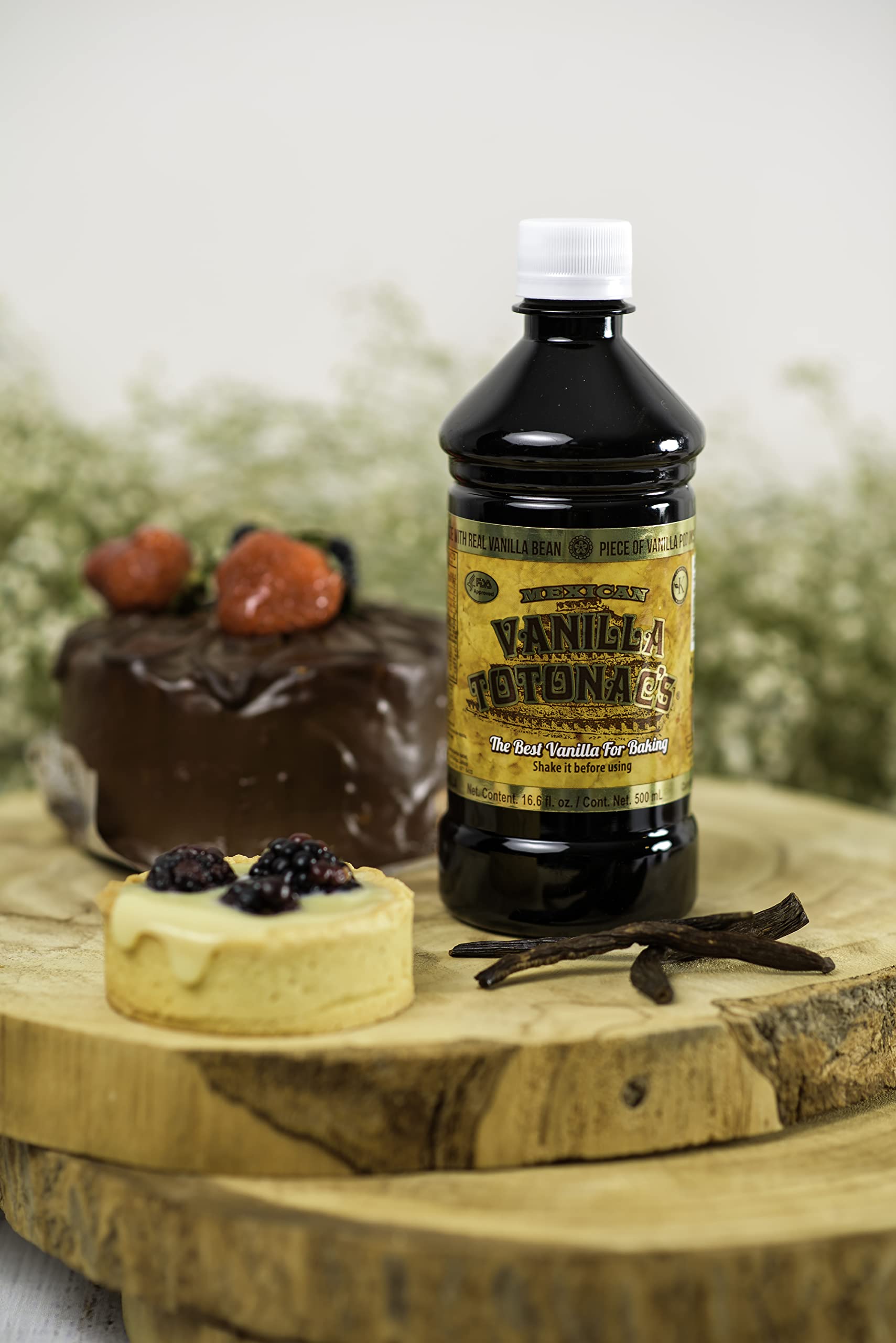 Mexican Vanilla Totonac’s - 16.6 Oz (500 mL) Bottle - Pure Vanilla Extract