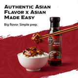 KA-ME Authentic Asian Teriyaki Sauce - Teriyaki Marinade & Grilling Sauce - Savory Sweet Soy Marinade - Authentic Asian Cuisine - Non-GMO & Kosher - 8