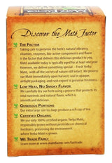 The Mate Factor Herb Tea, Energizing, Organic, Chai, 20 Bag (Pack of 2)