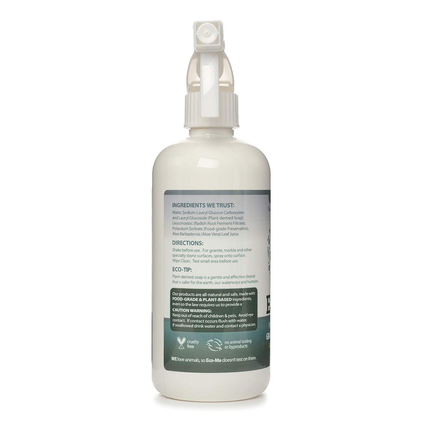 Eco-me Natural Multi Surface Granite and Marble Cleaner, Healthy Fragrance-Free Scent, 16 Ounces, Clear (ECOM-GMFF16-06)