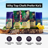 Ka'u Coffee Mill Estate Reserve Medium Dark Roast Ground Coffee - Honey Processed - Pure Ka'u - Specialty - Handpicked Hawaii Grown Arabica Beans