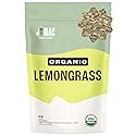 J MAC BOTANICALS Organic Lemongrass (4 oz) Certified USDA Organic, Cut & Sifted Dried Lemongrass tea from Egypt, resealable pouch. Packaged in the USA