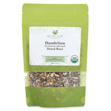 Biokoma Organic Dandelion Root Dried Herb 100g (3.55oz) USDA Organic Taraxacum Cut & Sifted Herbal Tea Kidney Liver Detox Digestion Support