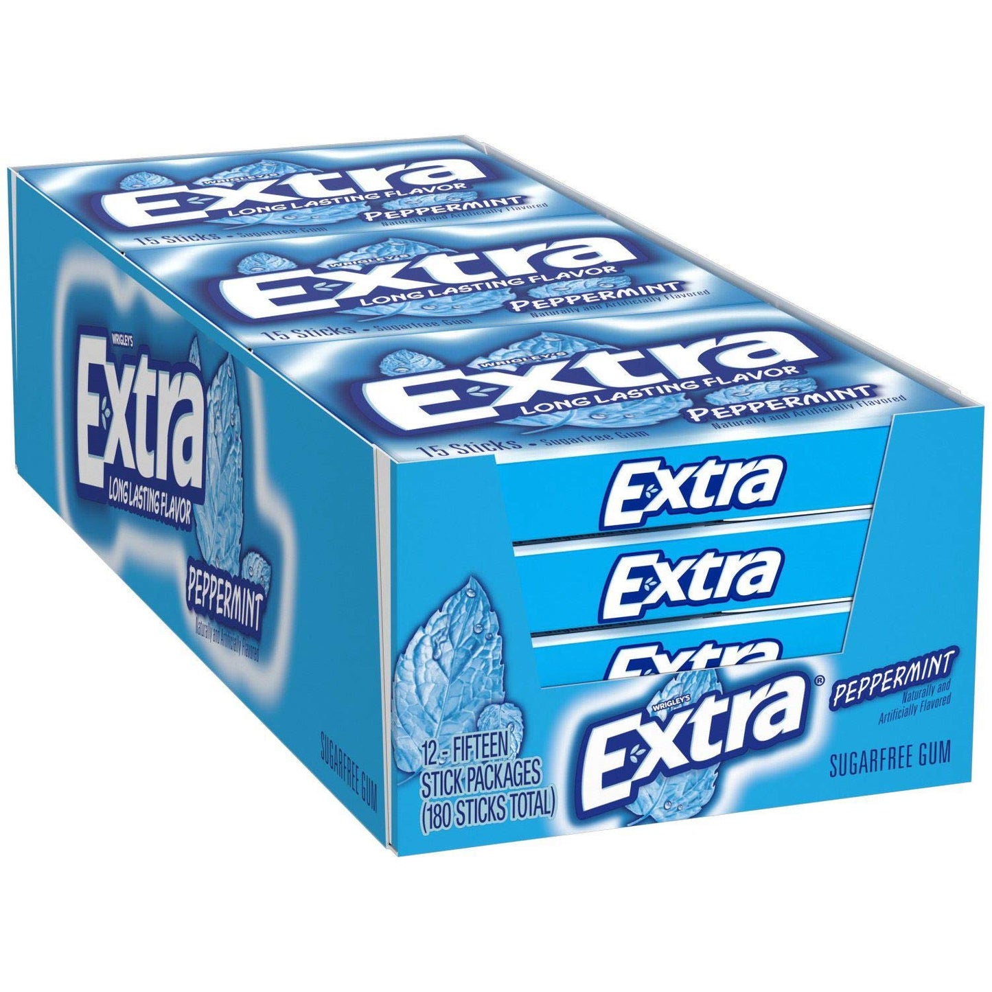 Bulk Pack Chewing Gum (Extra Peppermint, 180 pieces)