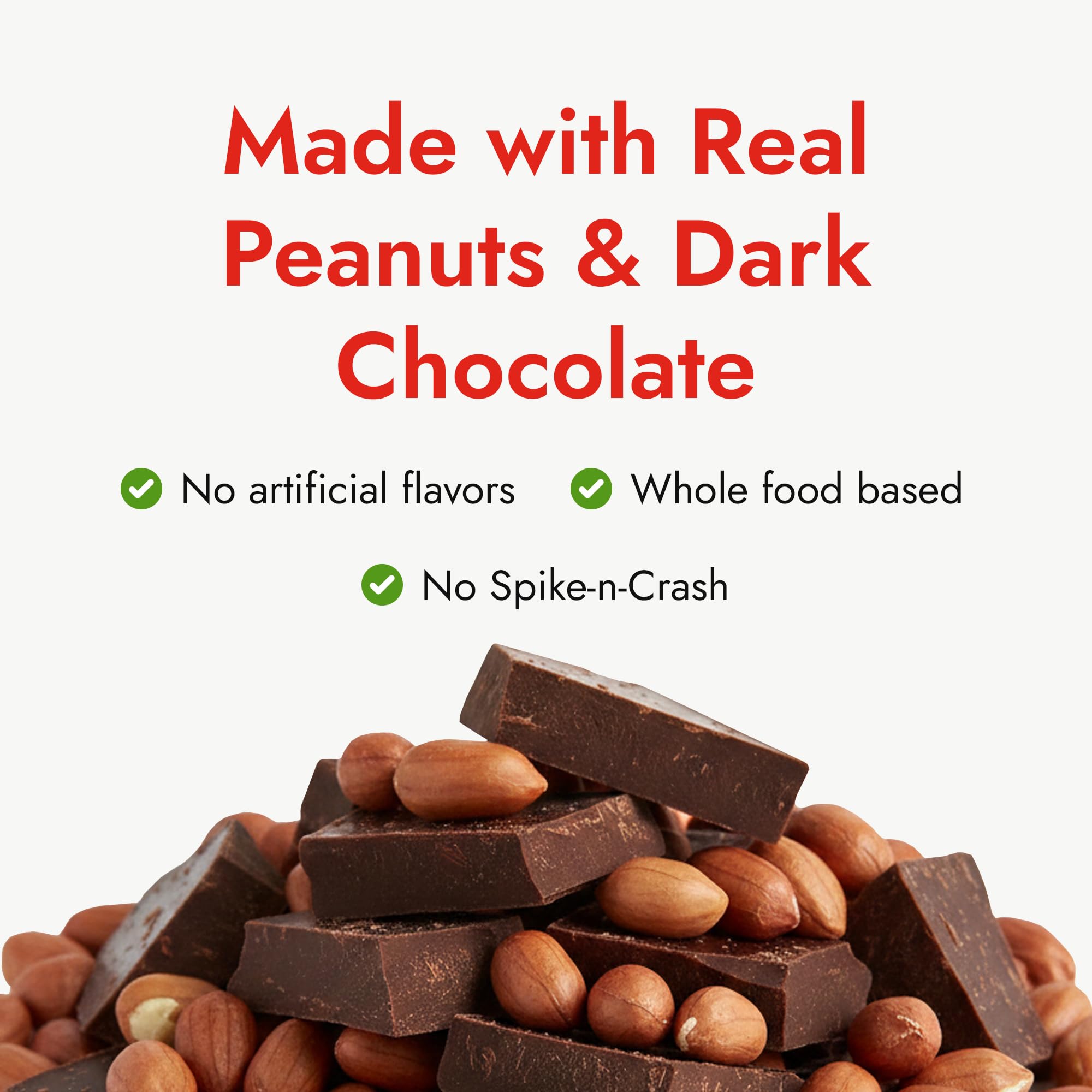 Happy Wholesome Protein Balls 20 Count (Peanut Butter Chocolate) Protein Snack, 8 g High-Protein. Individually Wrapped Protein Ball. Healthy Snack