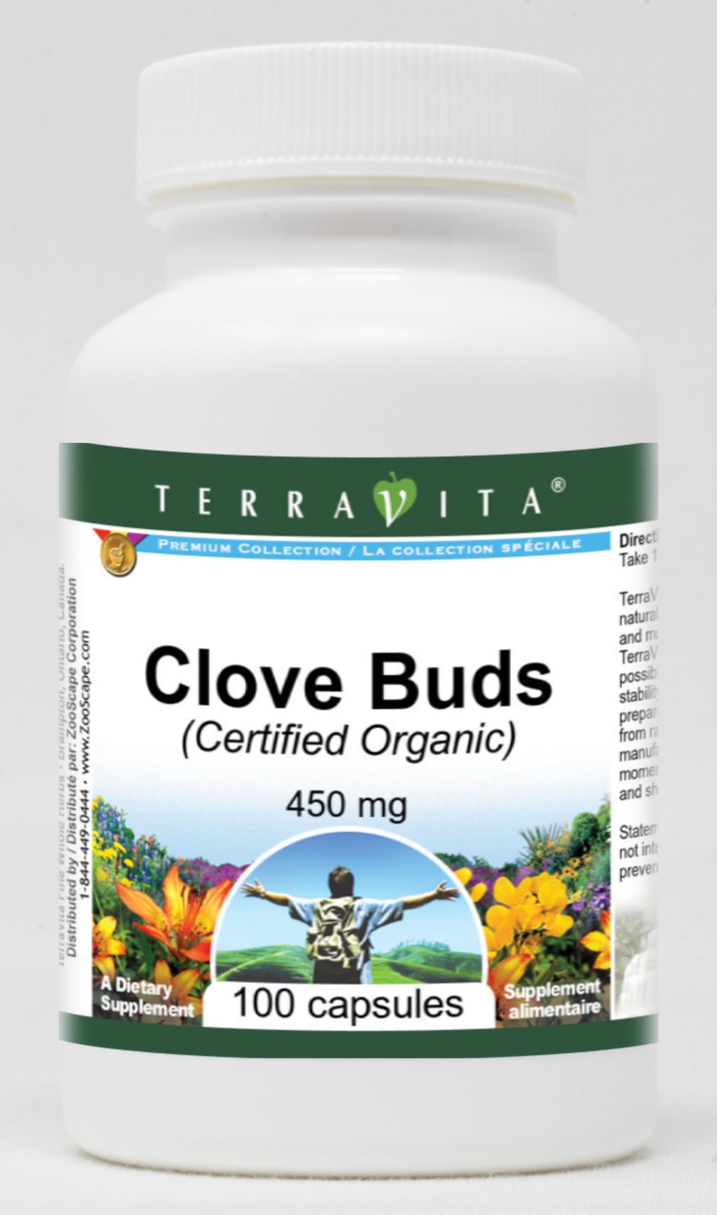 Clove Buds (Certified Organic) - 450 mg (100 Capsules, ZIN: 517619) - 3 Pack
