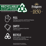 1850 by Folgers Trailblazer Medium Dark Roast Coffee, 10 Keurig K-Cup Pods