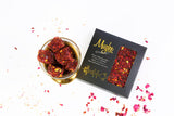 Mughe Gourmet Luxury Zereshk Barberry Pistachios Turkish Delight with Pomegranate Flavor 360g-20pc - Gourmet Gift Box - Sweet and Sour Zereshk Grape
