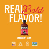 Rufus Teague Blazin' Hot BBQ Sauce, Non-GMO, Gluten-Free, 15.25 oz, 2-Pack