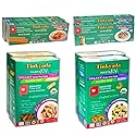 Tinkyada Organic Gluten-Free Brown Rice Pasta Variety Pack, 8 Pack - Elbow, Spaghetti, Lasagne & Penne - Certified Organic, Wheat-Free, Made from