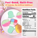 Swedish Candy Mix - Sour Gummies & Gummy Skulls, Vegan Chewy Candy Variety - Imported Scandinavian Treats in 8oz Resealable Bag - Fruity, Bouncy