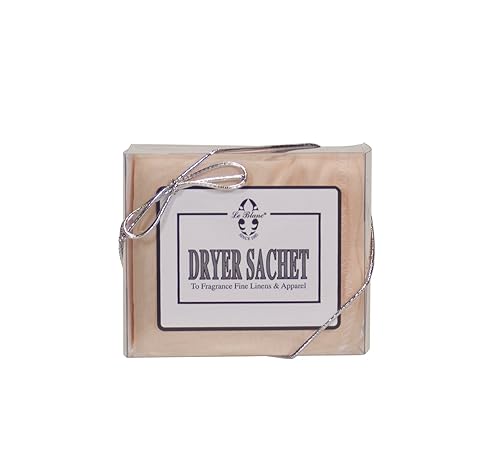 Le Blanc® White Flowers Pack Dryer Sachet - Luxury Scented Fabric Sachet for Your Dryer (1 Pack)