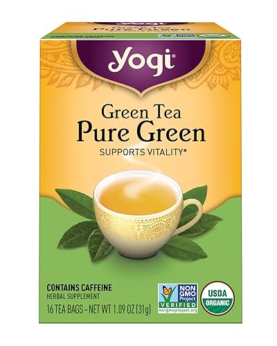 Yogi Tea, Green Tea Pure Green, 16 Count
