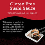 Otafuku Gluten Free Eel Sauce, Japanese Unagi Sauce for Sushi Rolls, Sashimi, Rice and Poke, Restaurant Bulk Size 83.8 Oz (1/2 Gallon)