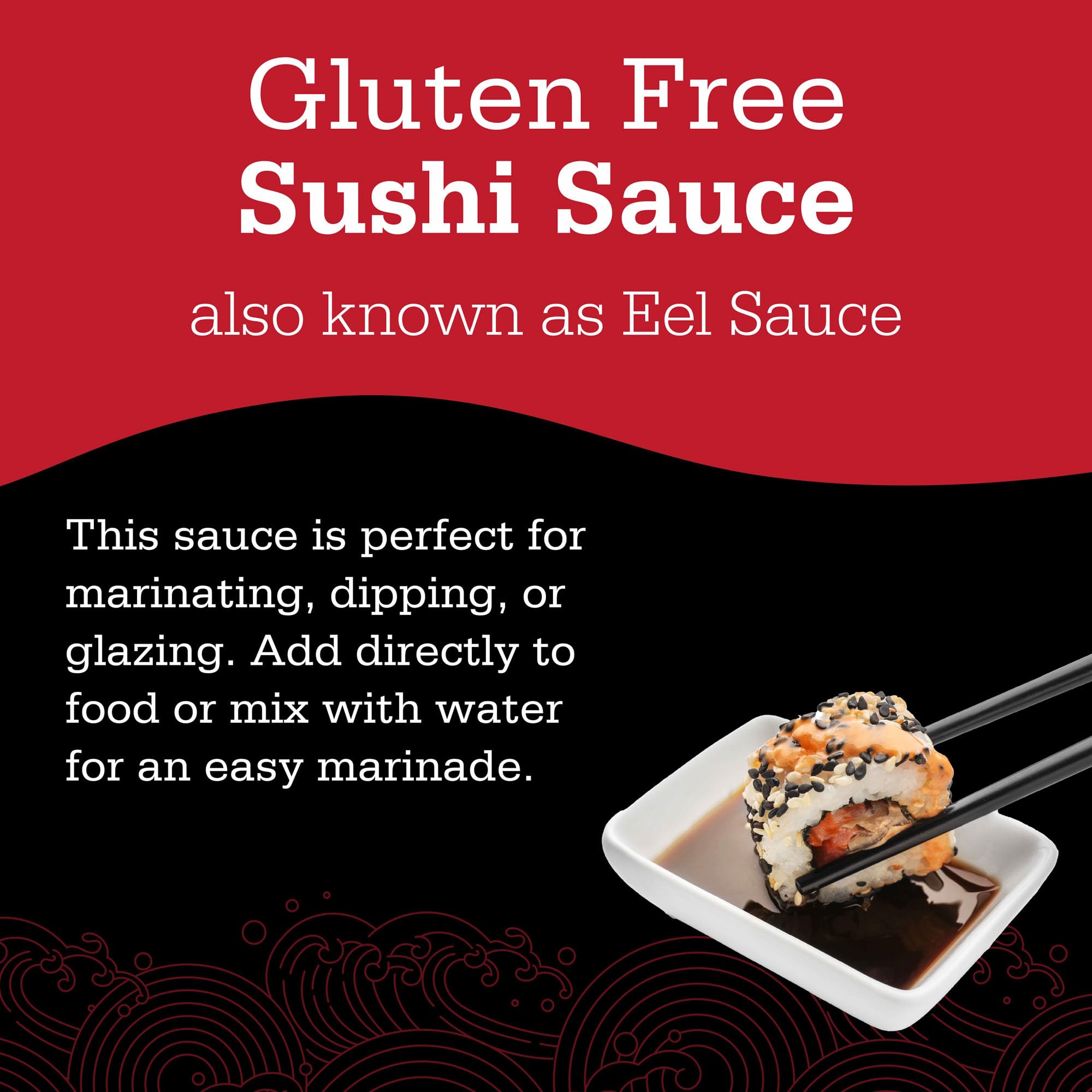 Otafuku Gluten Free Eel Sauce, Japanese Unagi Sauce for Sushi Rolls, Sashimi, Rice and Poke, Restaurant Bulk Size 83.8 Oz (1/2 Gallon)