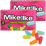 Mike and Ike Tropical Typhoon Candy, 2 Pack of Boxes 0.78 OZ Each, Ideal Mike and Ike Candy for Your Favorite Films, Perfect for Sharing with Friends