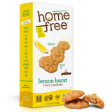 Homefree Mini Lemon Burst Cookies, Gluten Free, Nut Free, Vegan, School Safe and Allergy Friendly Snacks, 5 Oz Box (Pack of 1), Produced In USA