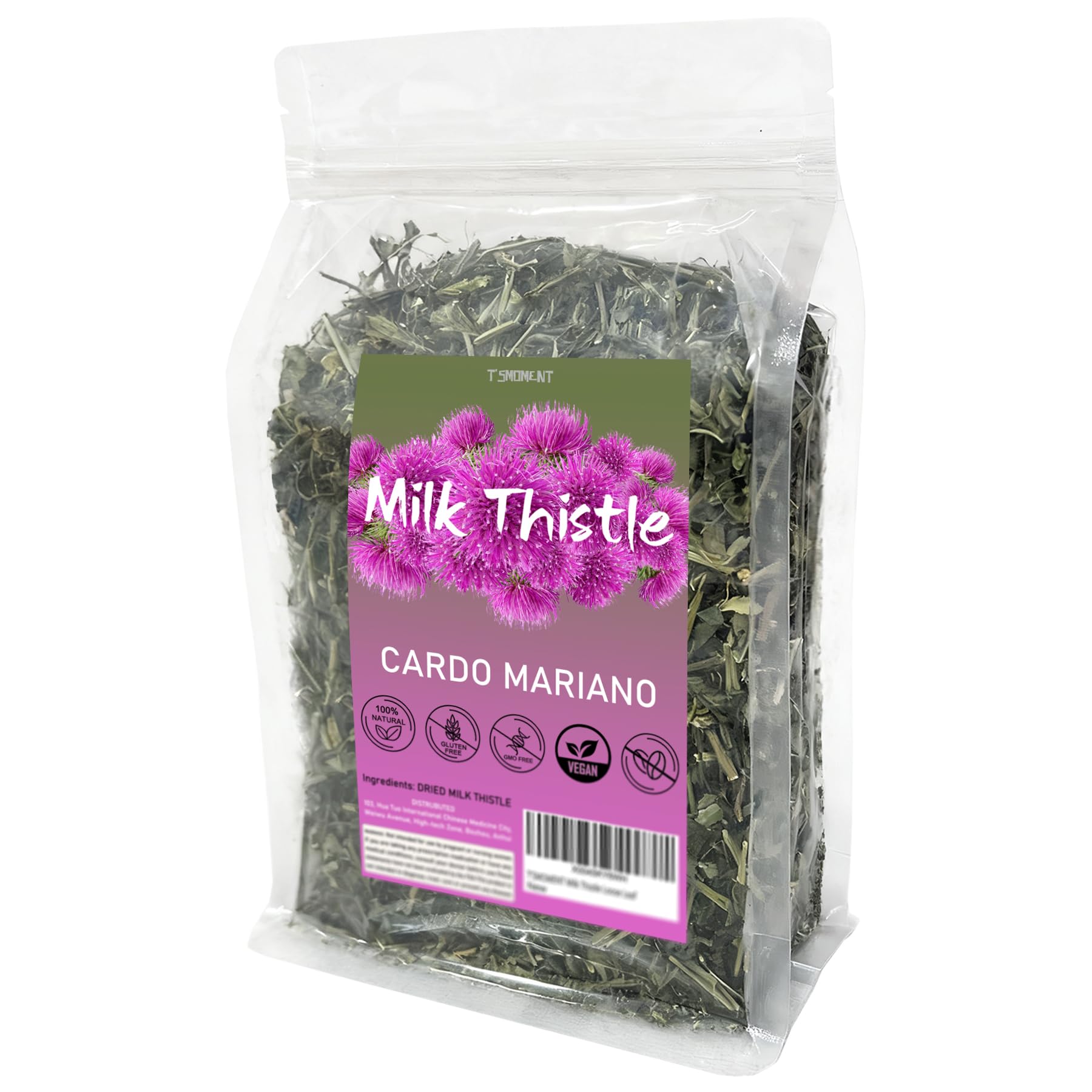 Cardo Mariano Herb Tea 7oz(200g), 100% Pure & Natural Cardo Marin - Milk Thistle Loose Tea for Liver, Raw, Caffeine-Free