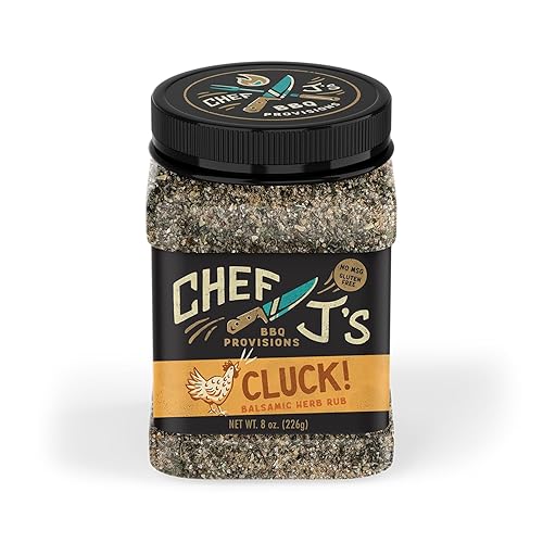 Chef J's BBQ Provisions Cluck, Balsamic Herb Rub, 8 oz