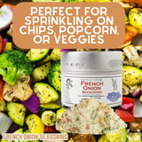 French Onion Seasoning | Authentic Artisanal Spice Mix | All Natural, Non GMO | Hand Crafted, Small Batch | Made in USA | Ultra Premium, Sustainably