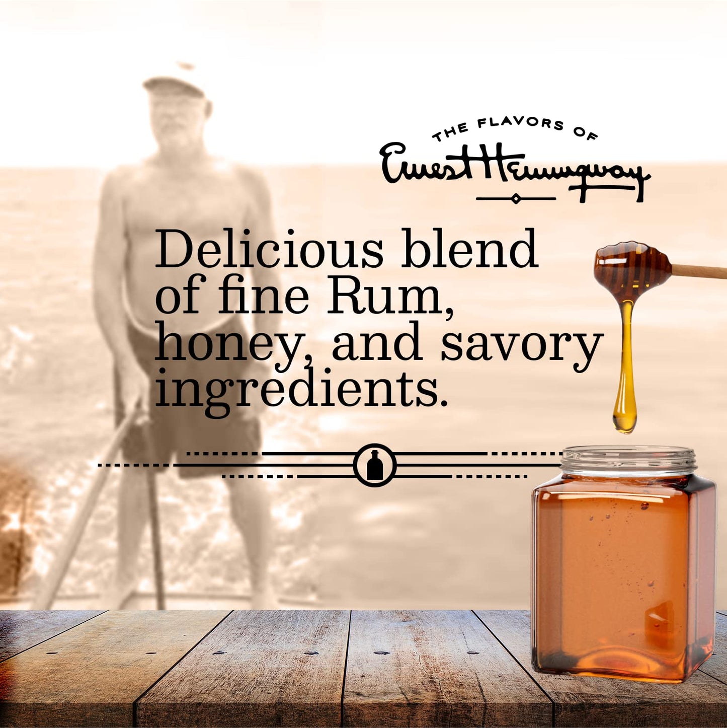The Flavors of Ernest Hemingway The Rum Runner Marinade | Small Batch Made With Natural Ingredients | No HFCS 12.7 Ounces (Pack of 1)