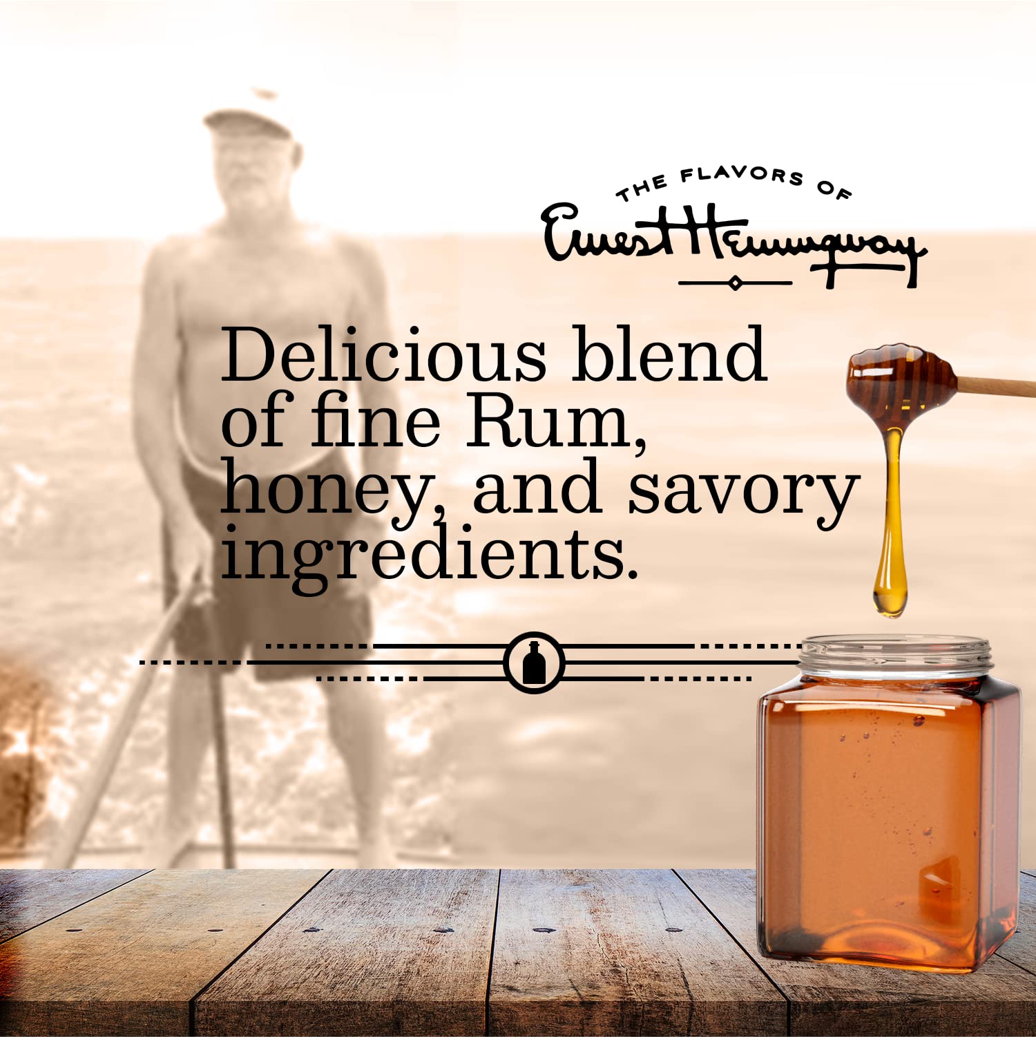 The Flavors of Ernest Hemingway The Rum Runner Marinade | Small Batch Made With Natural Ingredients | No HFCS 12.7 Ounces (Pack of 1)