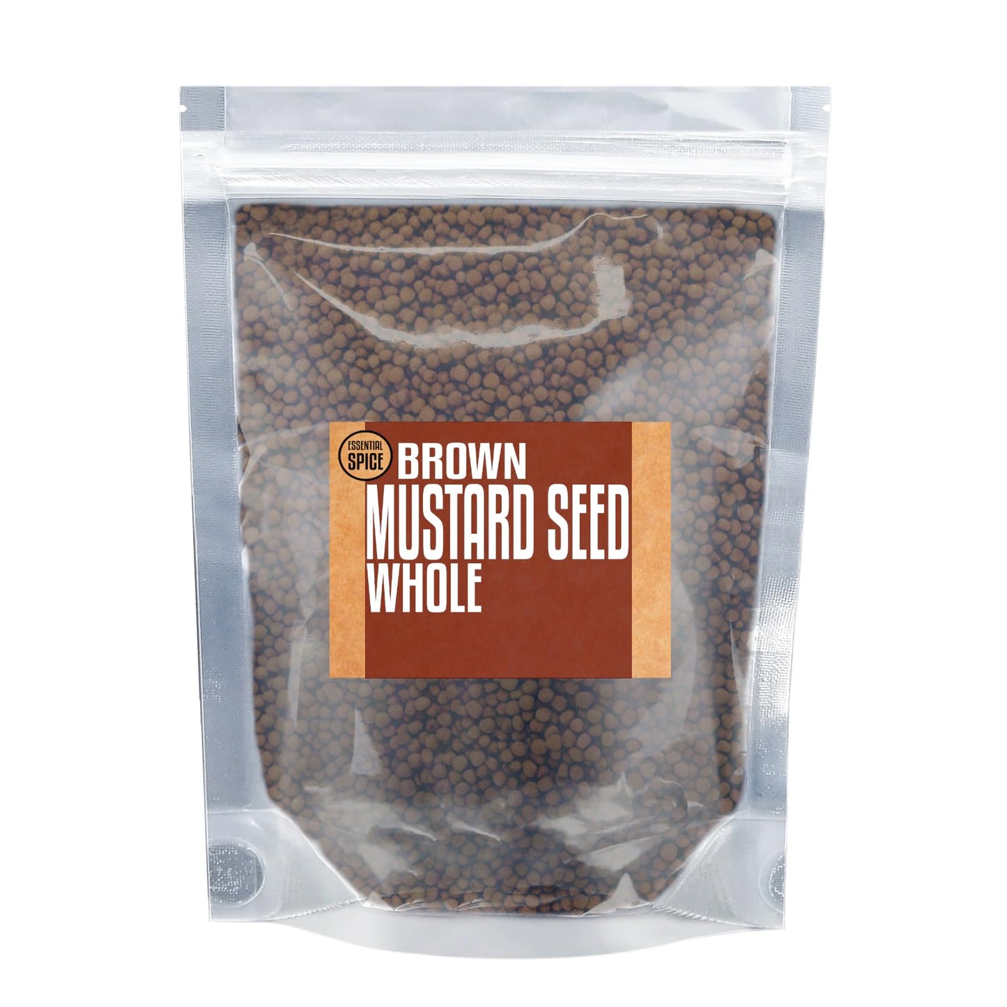 Essential Spice Brown Mustard Seeds, 120 oz - Bold, Pungent & Peppery Flavor - Whole Seeds for Pickling, Curries, Spice Blends & Indian Cuisine