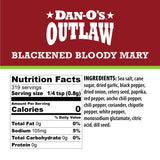 Dan-O’s Outlaw Seasoning Variety Pack - 3 Bottle Set - Butter Dust, Butter Steak & Blackened Bloody Mary - Bold Buttery & Blackened Spice Blends