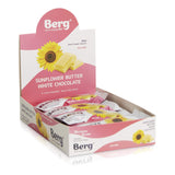 Berg Oat N' Energy Bar | Sunflower Butter White Chocolate | Plant Based Protein Bar | Non-GMO, Gluten Free, Nut Free and Vegan | Low Sugar, Healthy