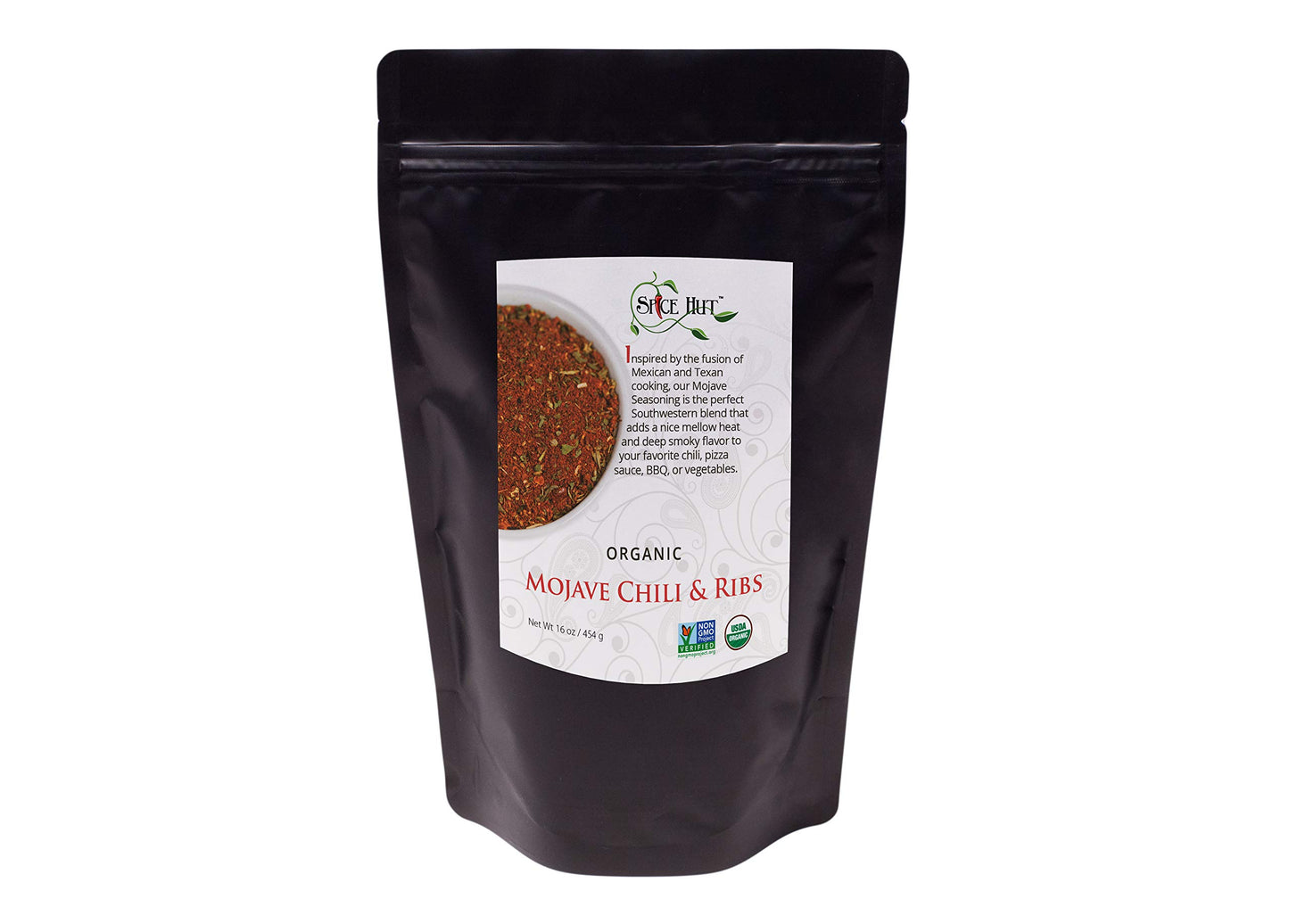 Spice Hut -Southwestern Mojave Spice Blend,, No Salt, Organic, All-Purpose Seasoning for Tex Mex, BBQ, and Taco Meat - Perfect Dry Rub and Spices